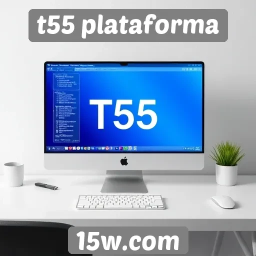 exploração das funcionalidades do site t55 plataforma